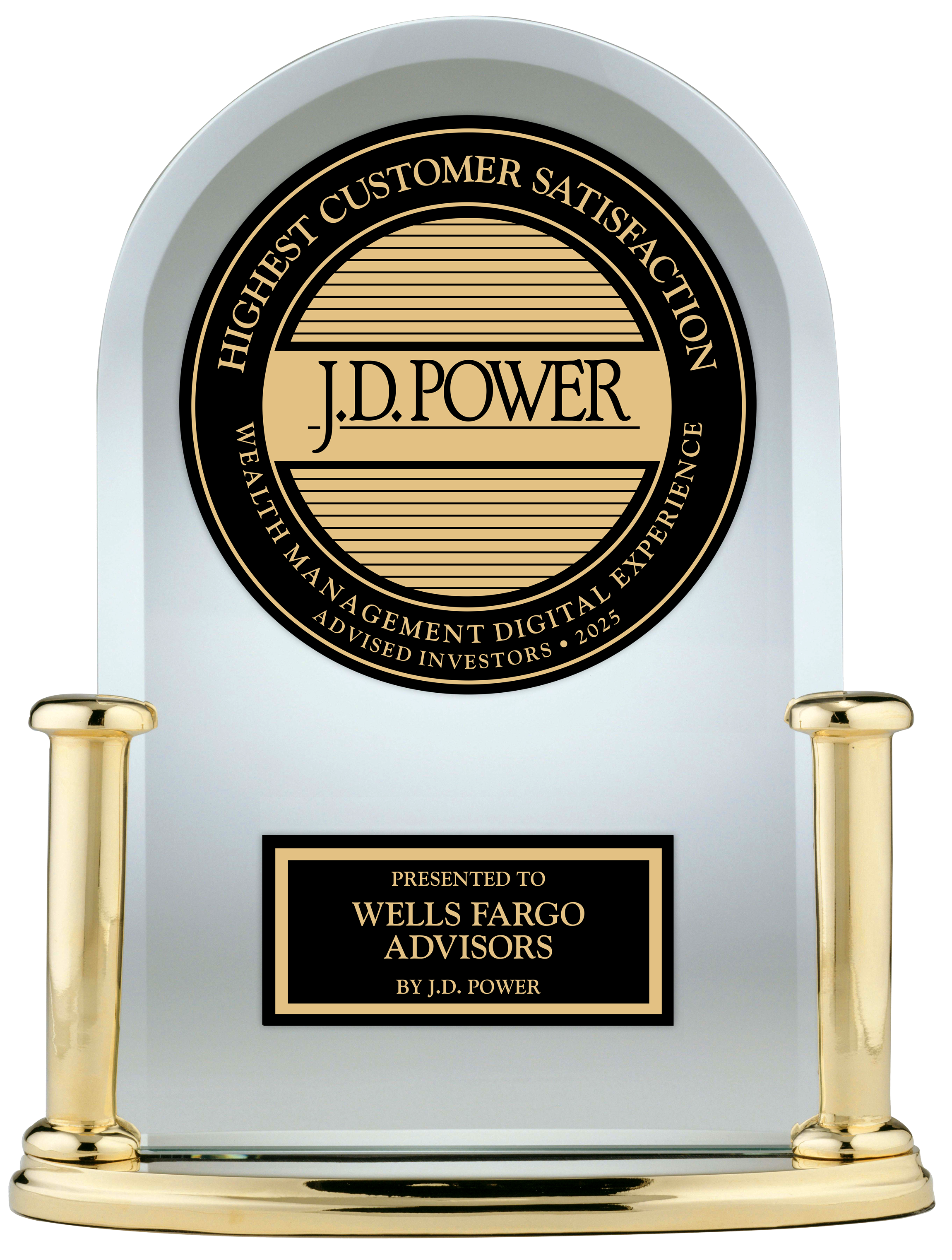 JD Power Award Trophy